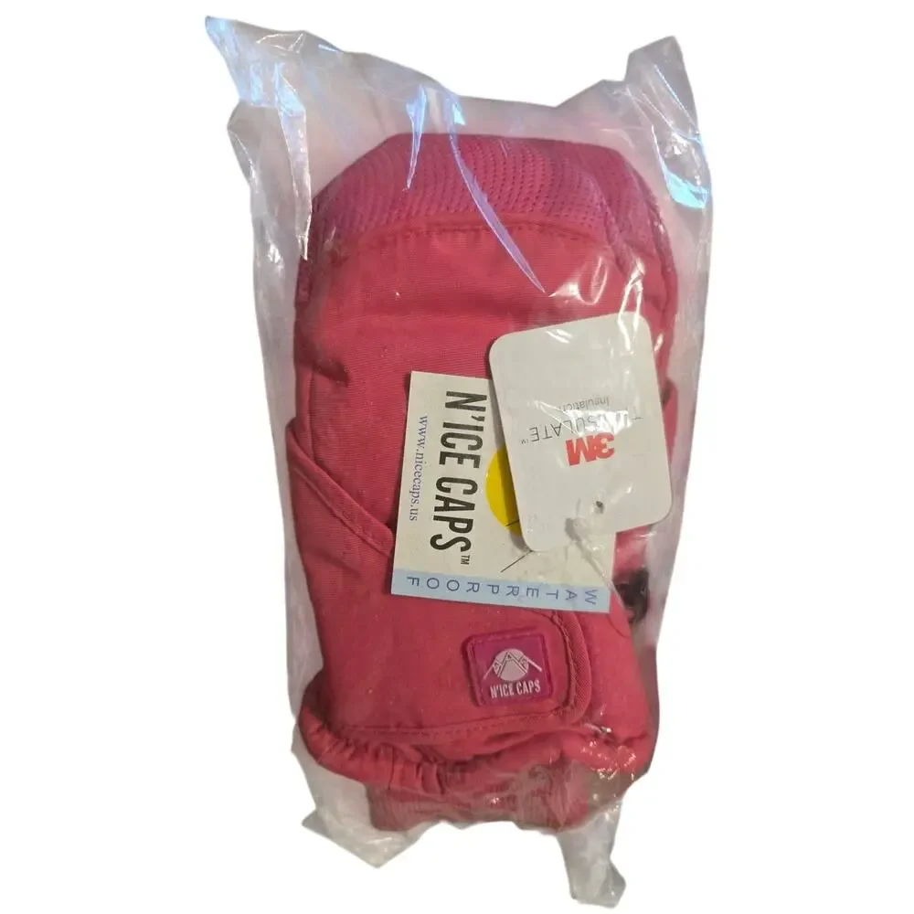 N'ice Caps Pink Gloves New in Bag Kids Winter Warm Cold Weather Mittens